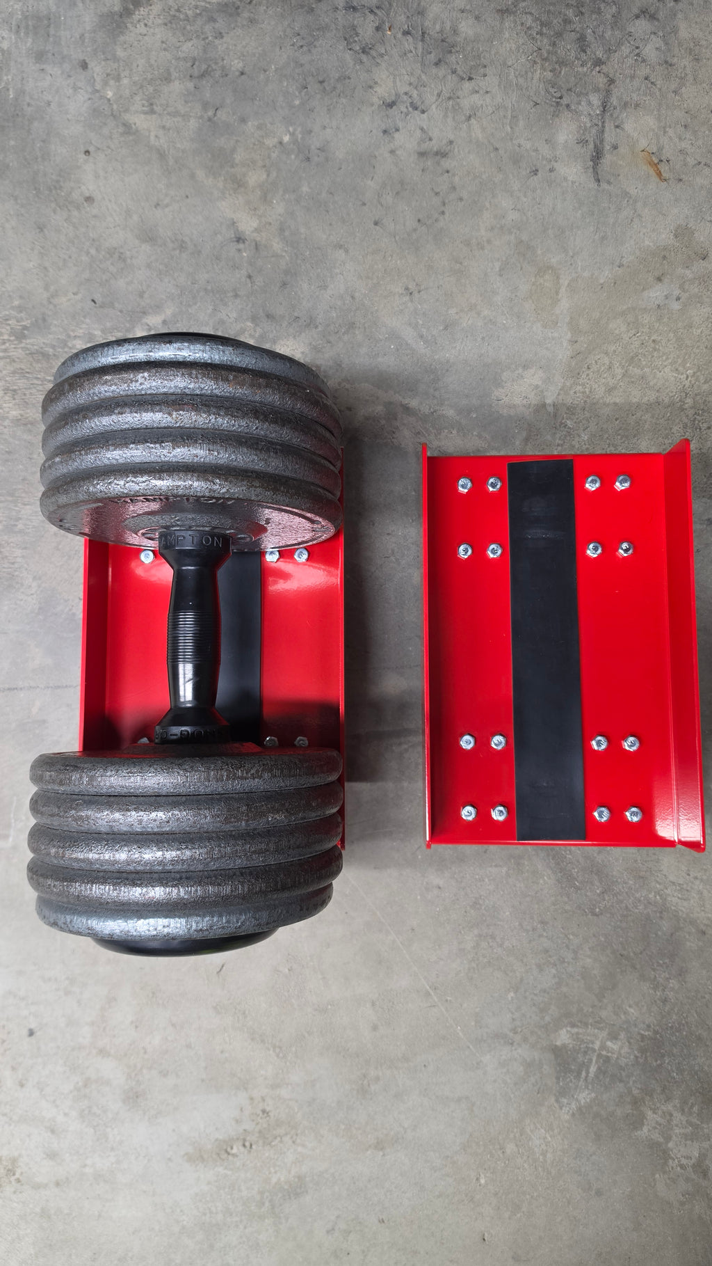 Weight Skates | Dumbbell Storage